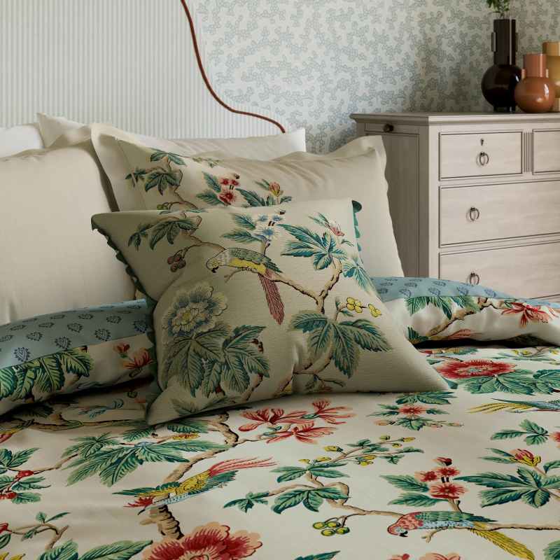 Lophura Bedding by Sanderson x National Trust in Chintz