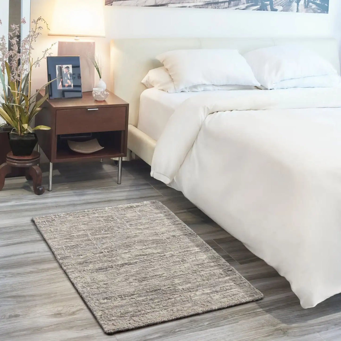 Luna LUN01 Grey Silver Rug RS