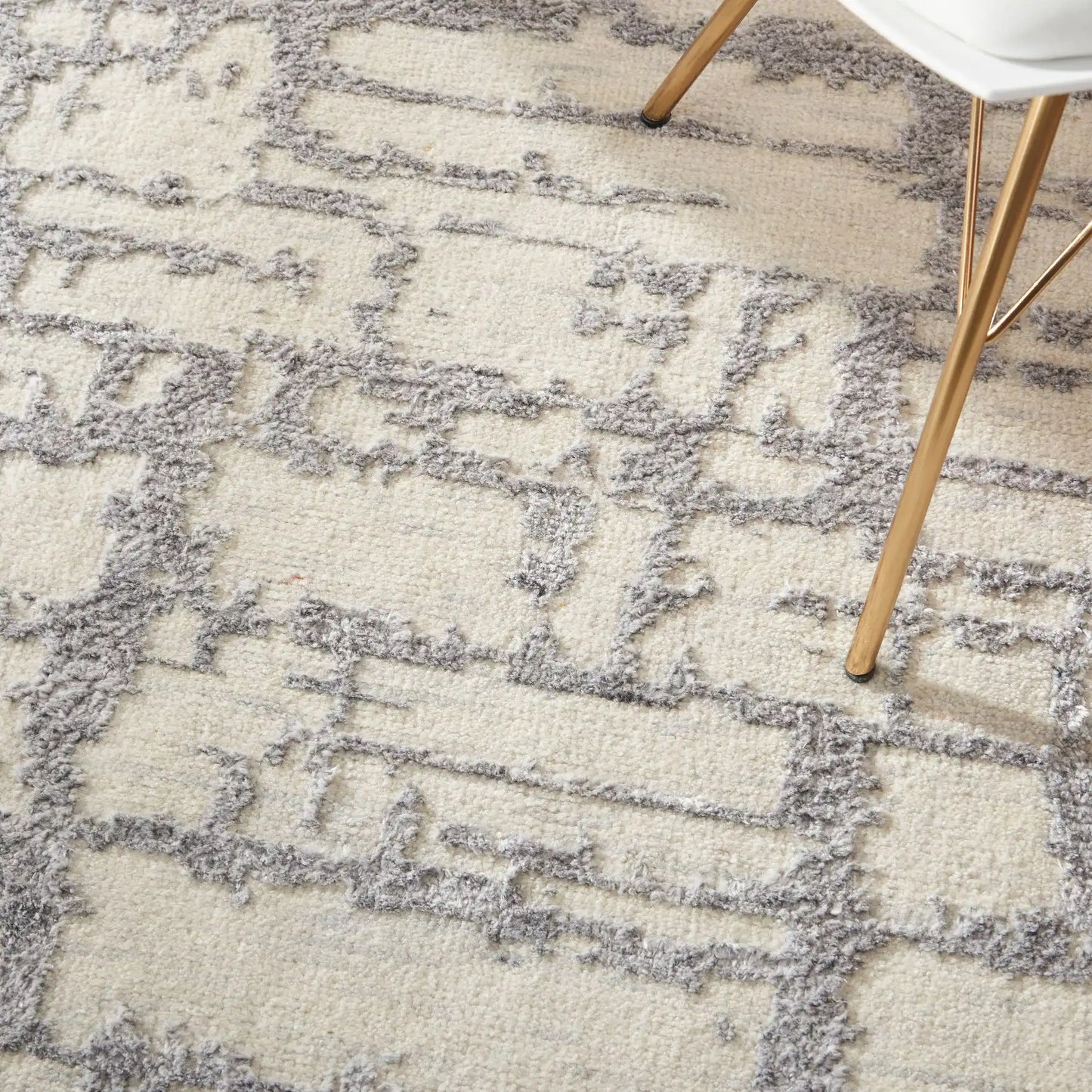 Luna LUN02 Ivory Grey Rug RS