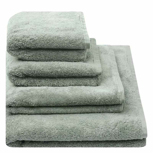 Loweswater Organic Cotton Bath Towels By Designers Guild in Antique Jade