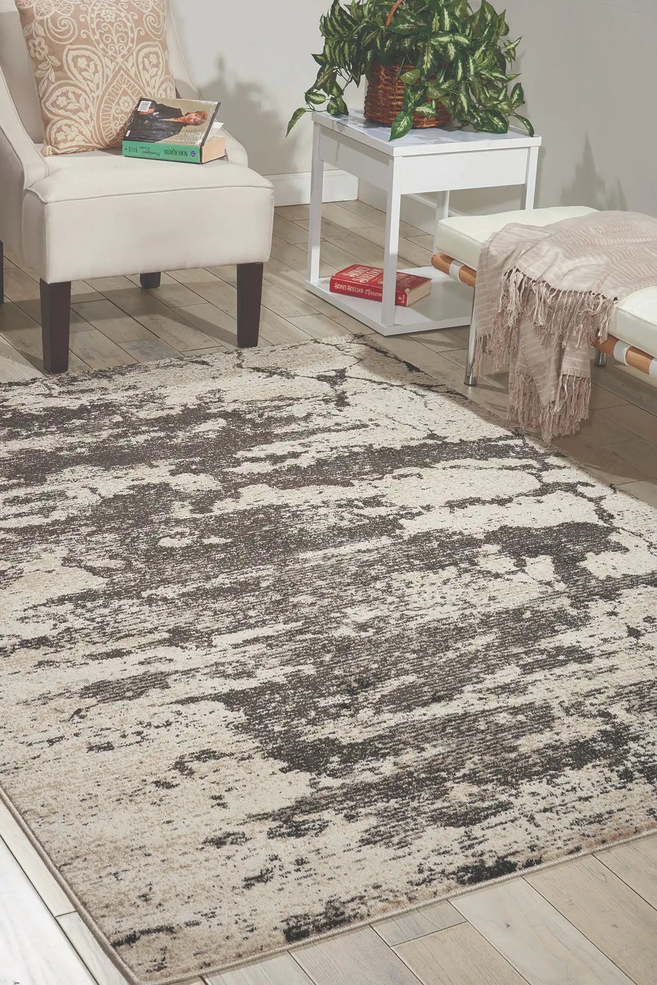 Maxell MAE07 Ivory Grey Rug RS