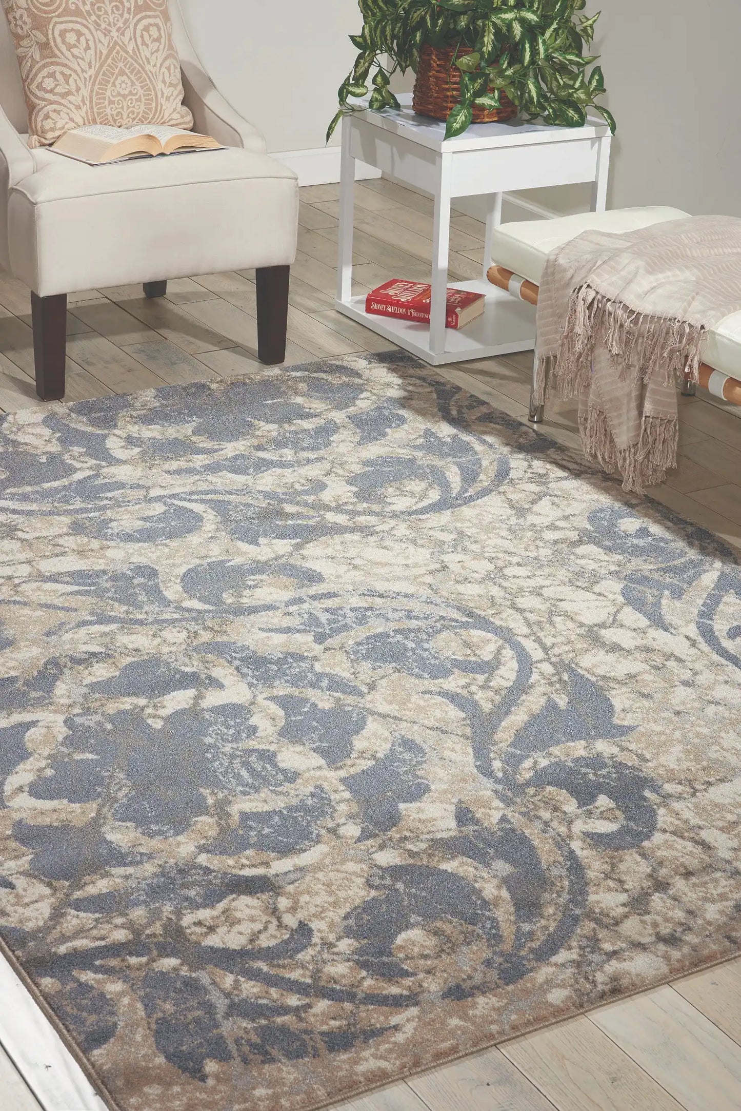 Maxell MAE10 Ivory Blue Rug RS