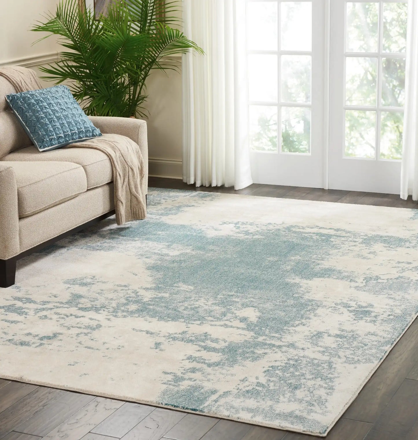 Maxell MAE13 Ivory Teal Rug RS