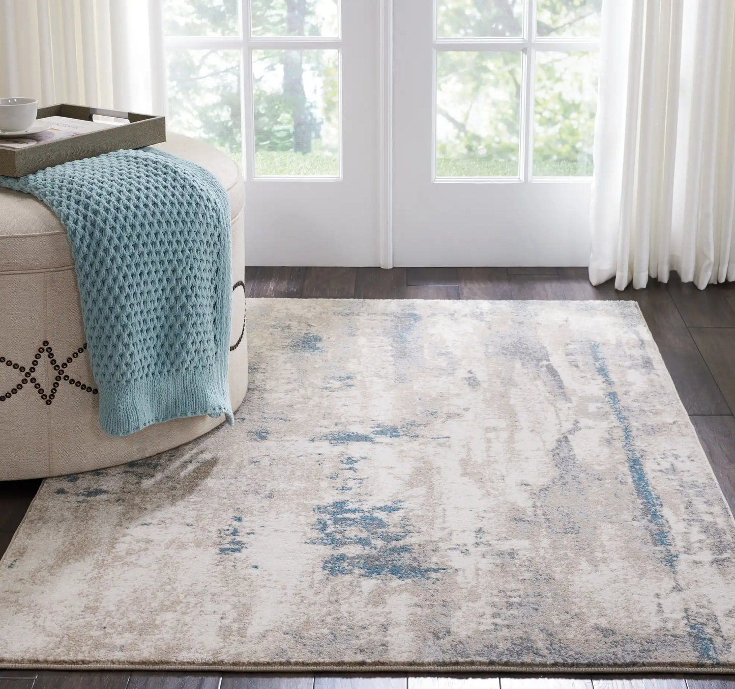 Maxell MAE17 Ivory Teal Rug RS