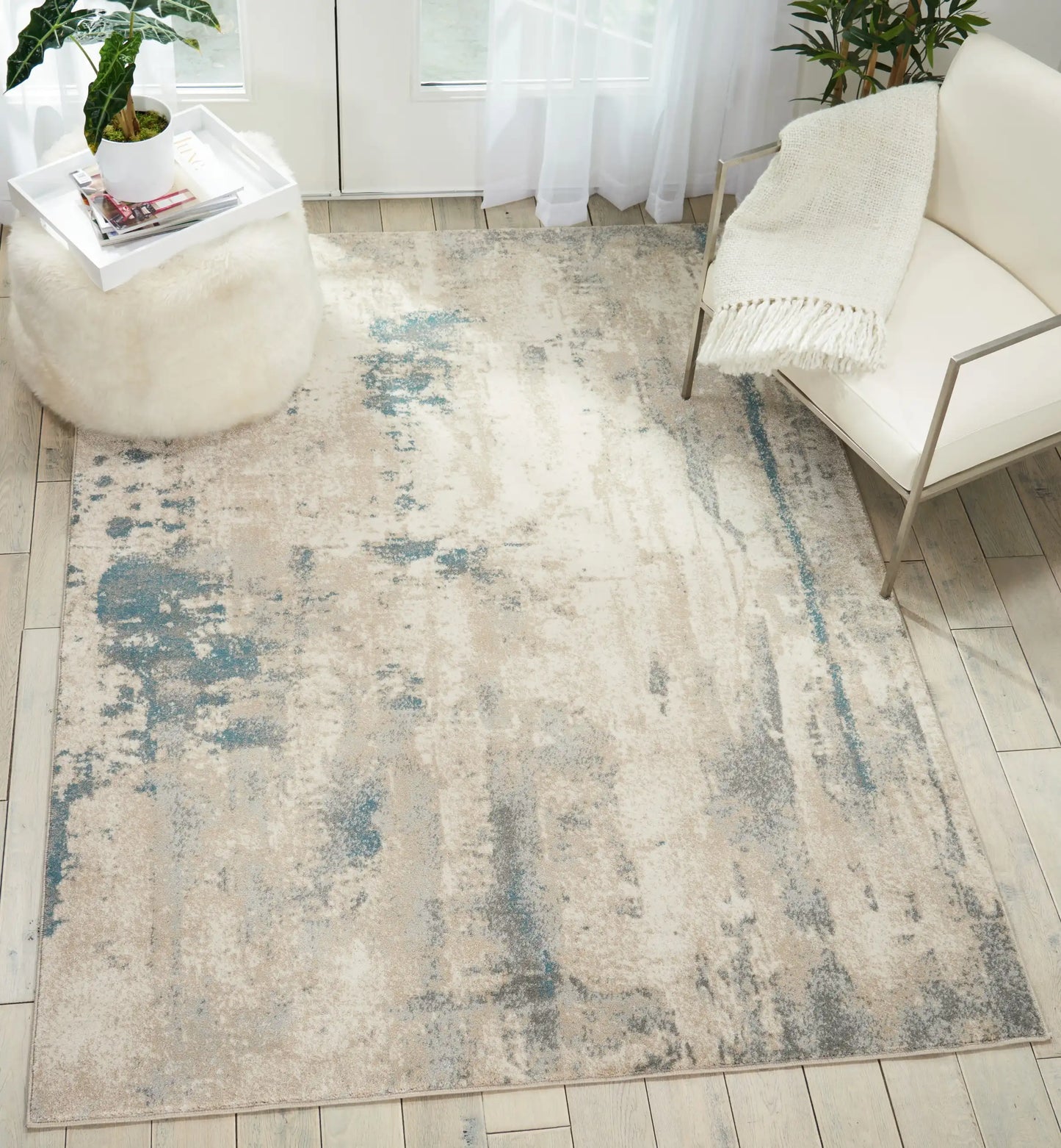 Maxell MAE17 Ivory Teal Rug RS
