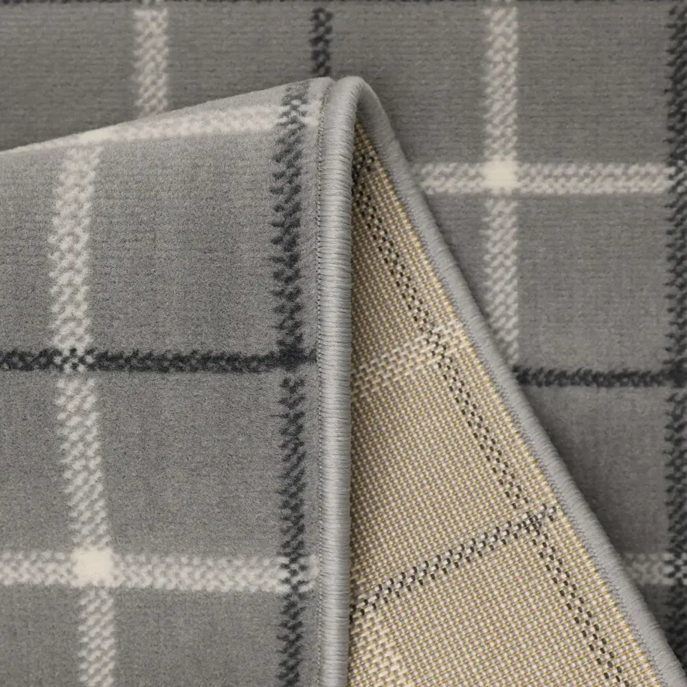 Stair Runners Maestro Stair Runner Check Grey RS