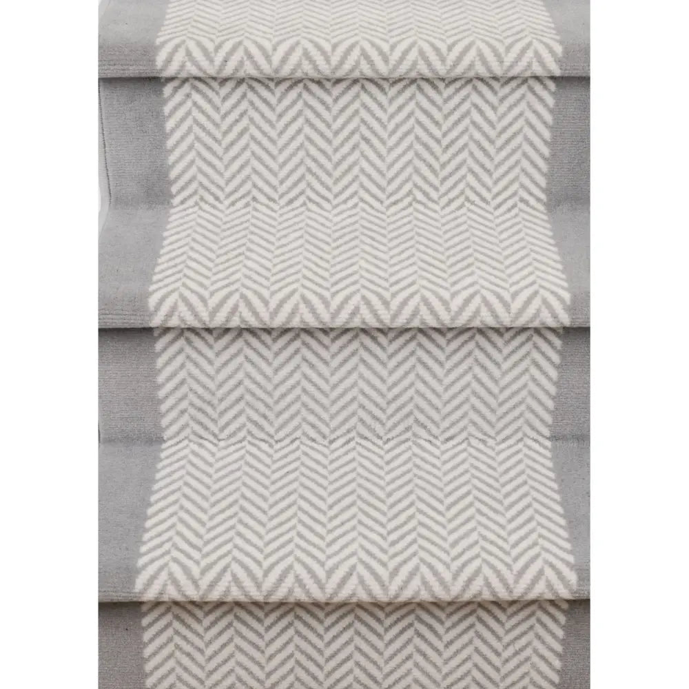 Stair Runners Maestro Stair Runner Herringbone Grey RS