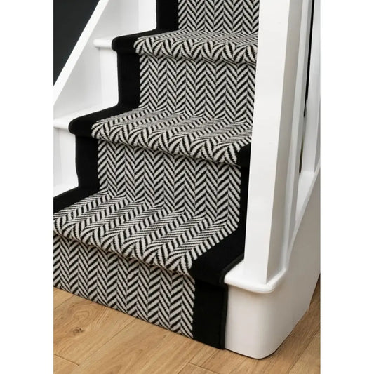 Stair Runners Maestro Stair Runner Herringbone Mono RS