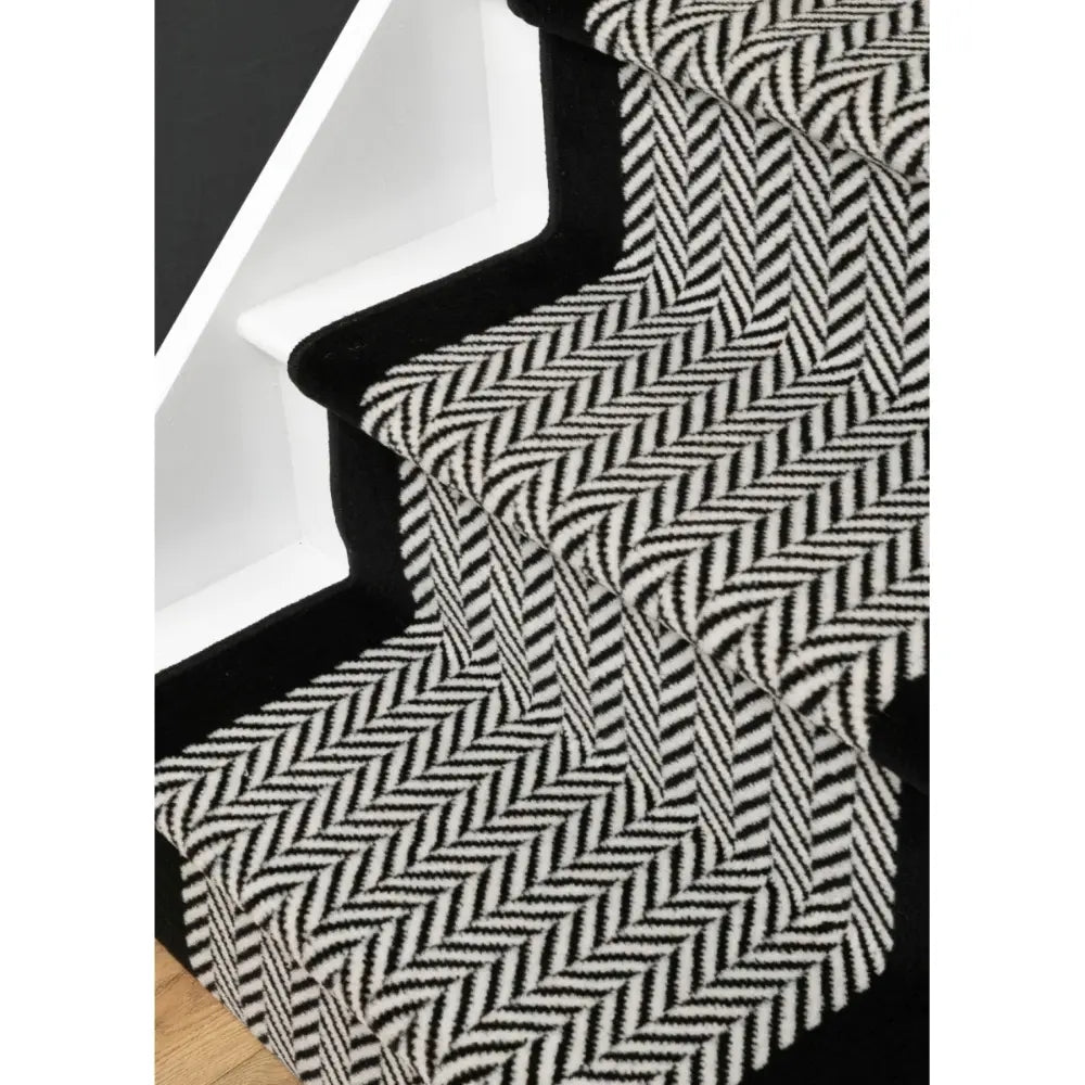 Stair Runners Maestro Stair Runner Herringbone Mono RS