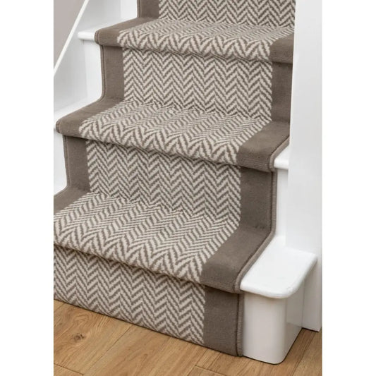 Stair Runners Maestro Stair Runner Herringbone Taupe RS