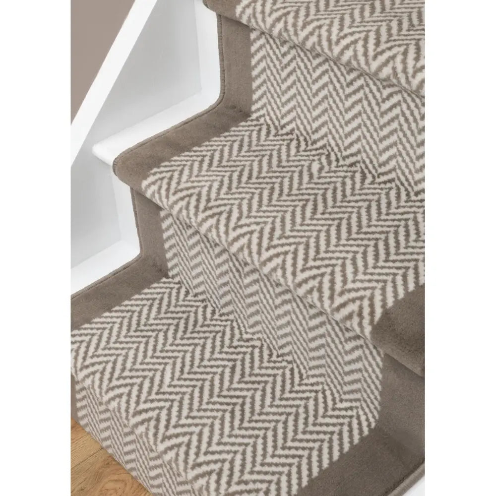 Stair Runners Maestro Stair Runner Herringbone Taupe RS