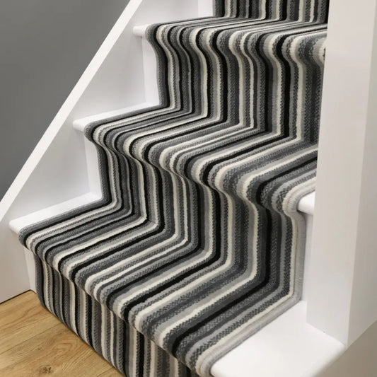 Stair Runners Maestro Stair Runner Stripe Grey RS