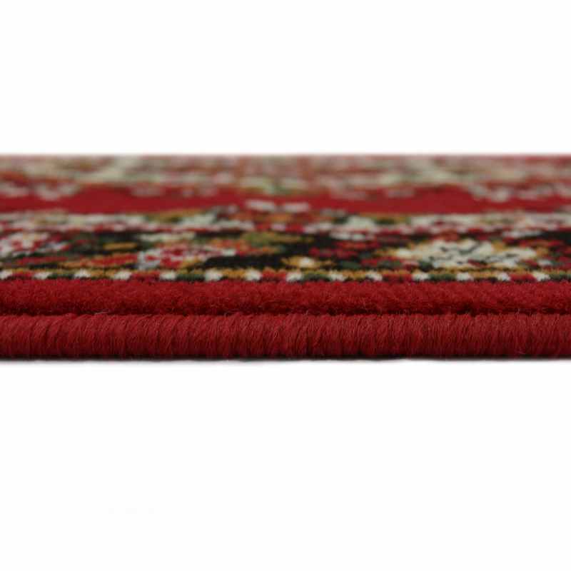Maestro Traditional Vintage Medallion Circle Rugs in Red