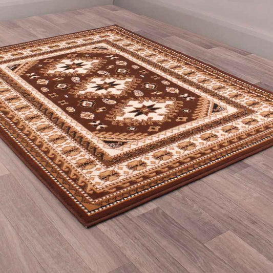Malak Rugs in Brown by Rugstyle