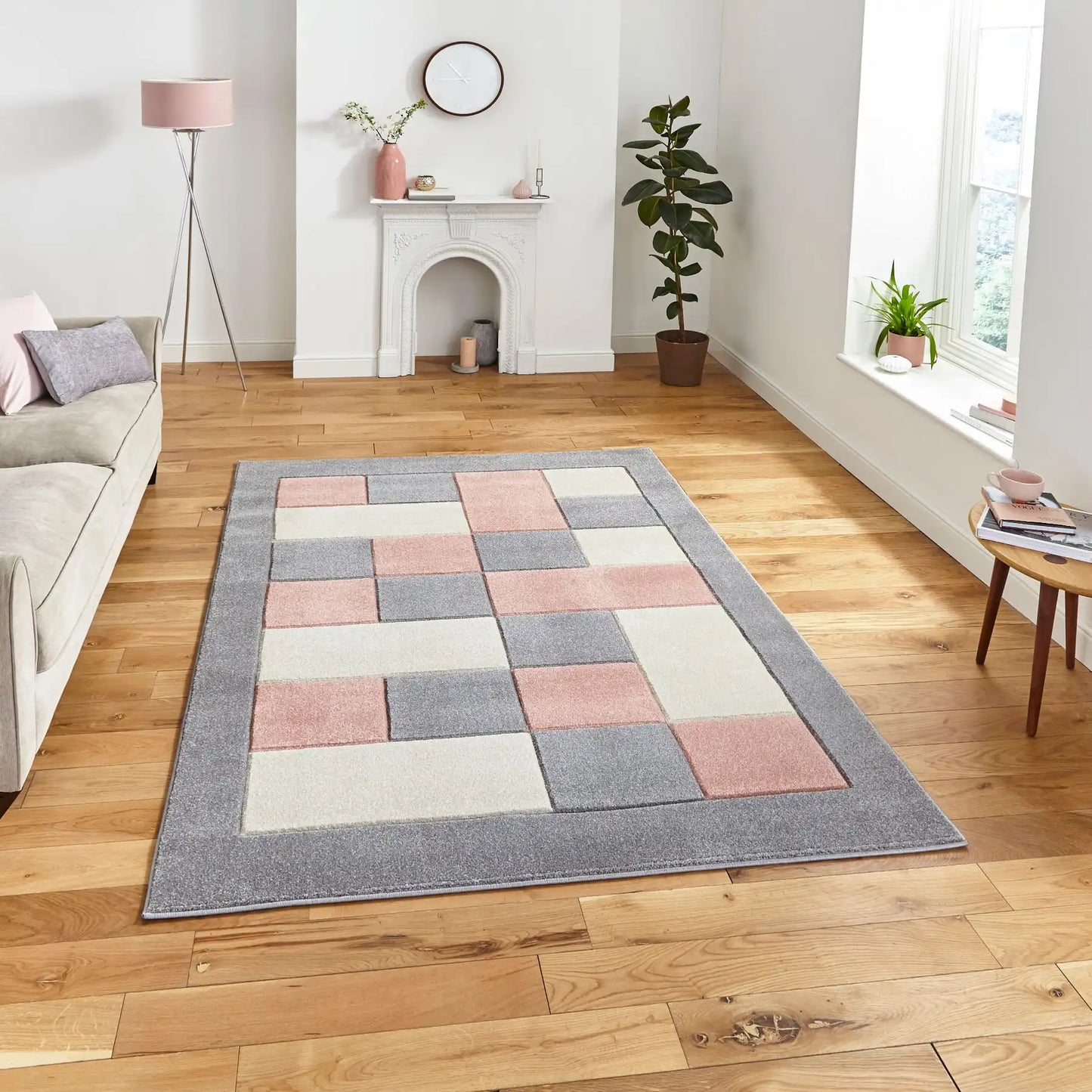 Matrix Think MT04 Grey rose Rug RS