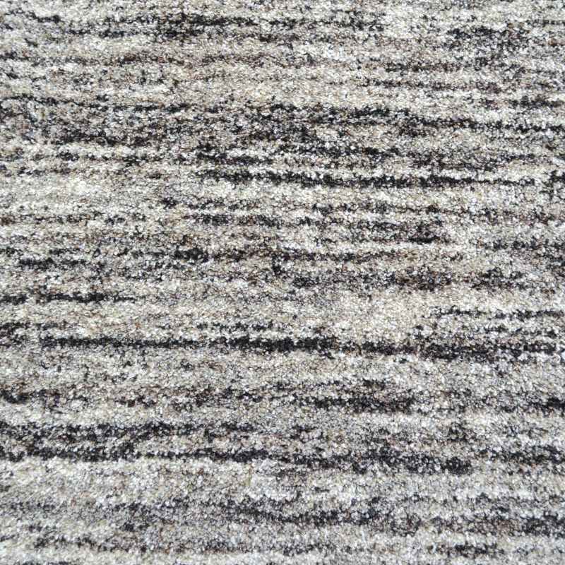 Mehari 23067 6868 Abstract Shaggy Runner Rugs in Beige Brown