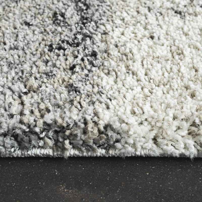 Mehari Abstract Stripe Rugs 23182 6258 in Dark Grey