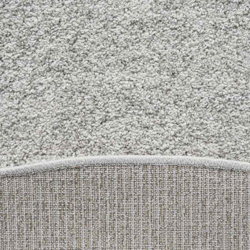 Mehari 23500 6242 Mottled Speckled Shaggy Circle Rugs in Cream