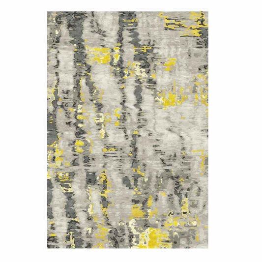 Meriel Bamboo Rugs in Citron Yellow by Designer William Yeoward