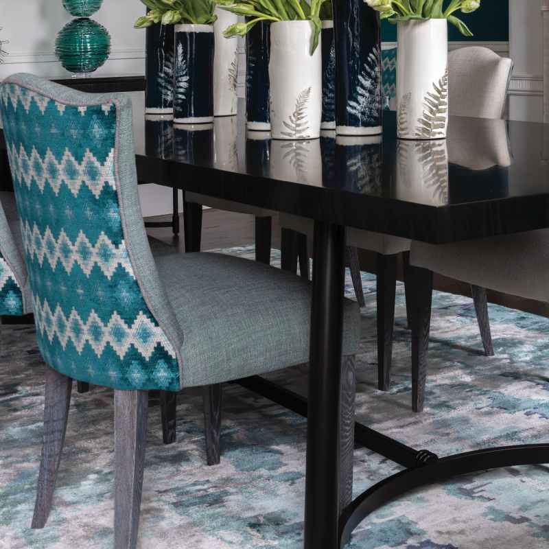 Meriel Bamboo Rugs in Jade Green by Designer William Yeoward