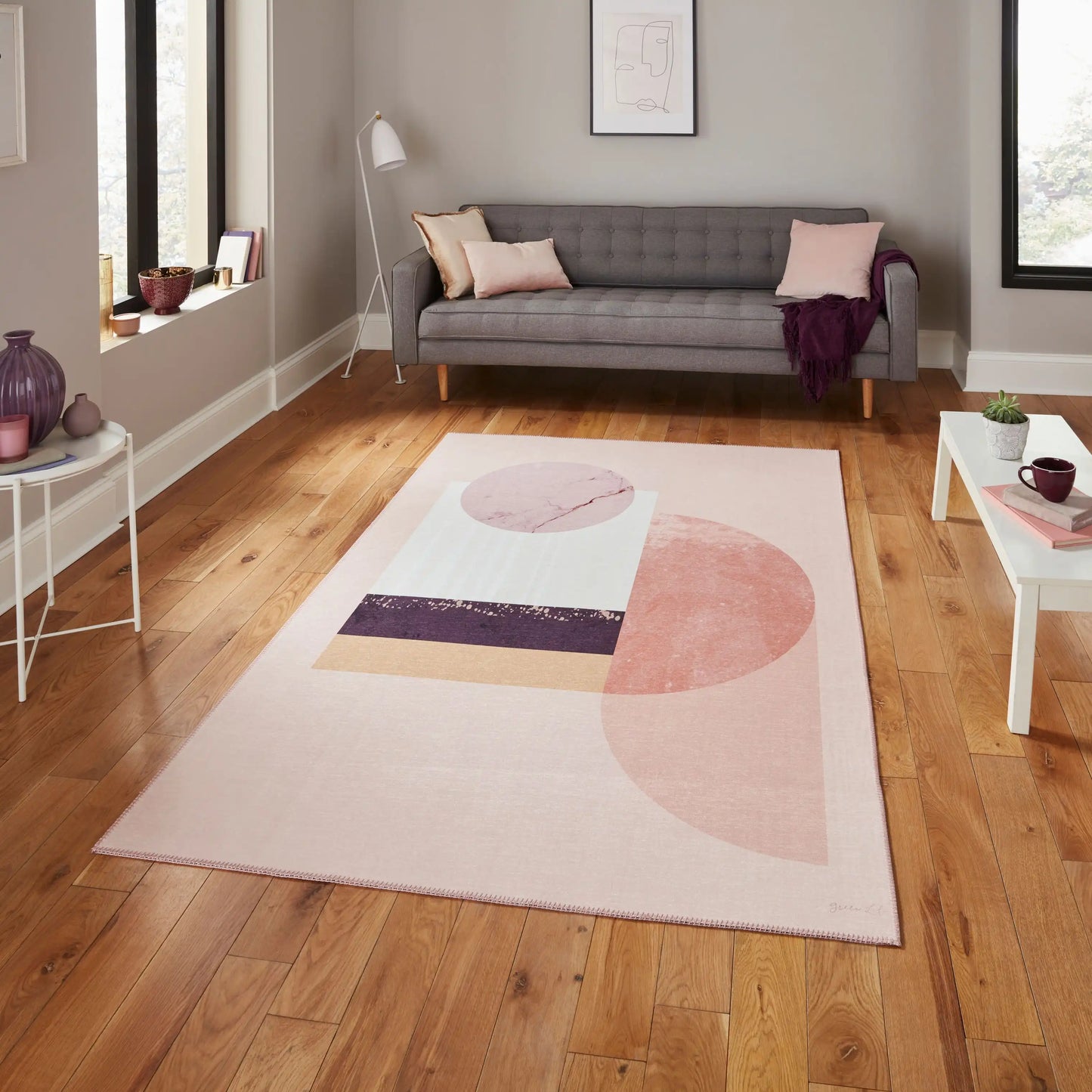 Michelle Collins Modern AB0157 Rose Rug RS