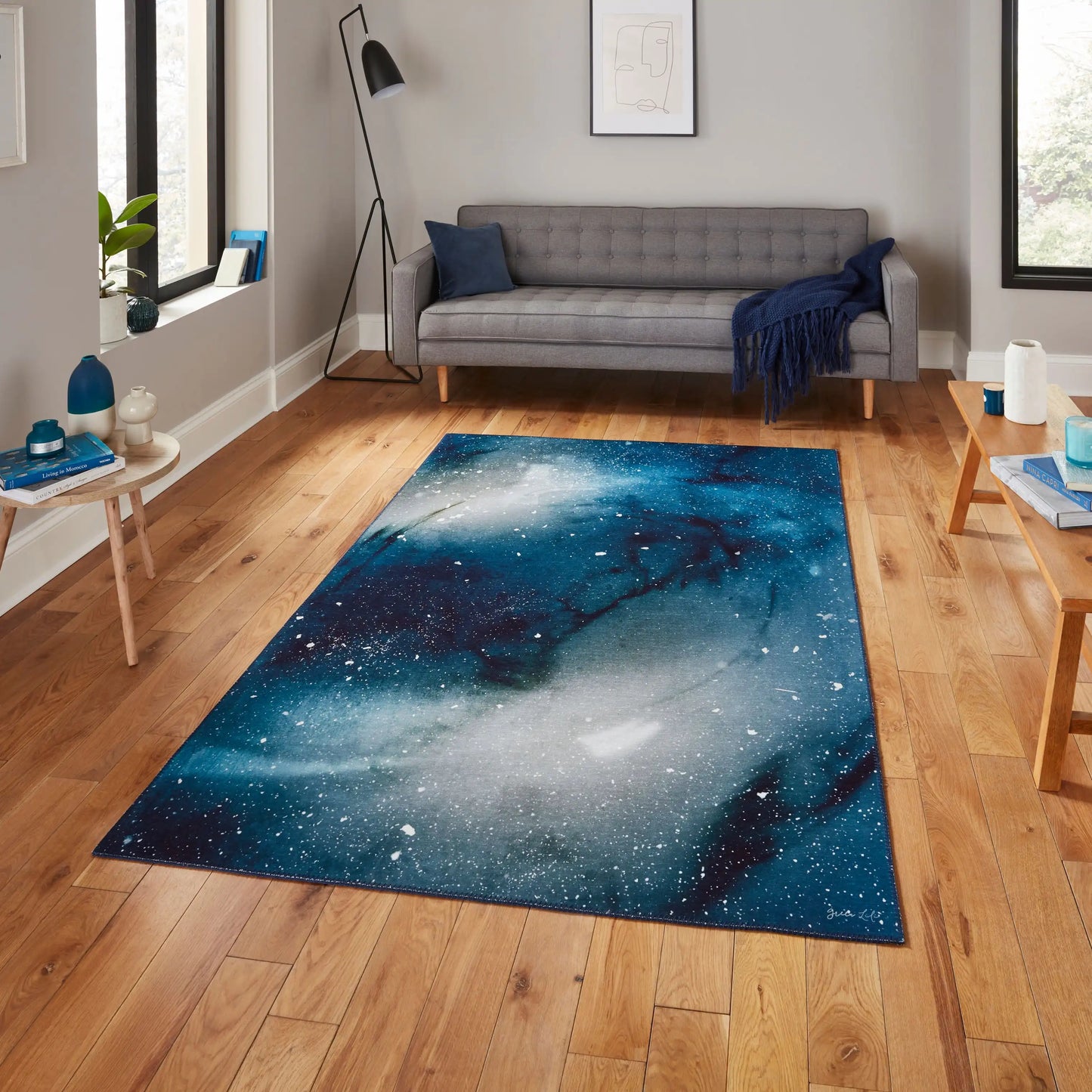 Michelle Collins Modern OS0078 Navy Rug RS