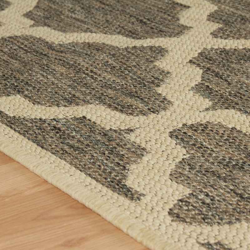 Moda Trellis Rugs in Grey Brown