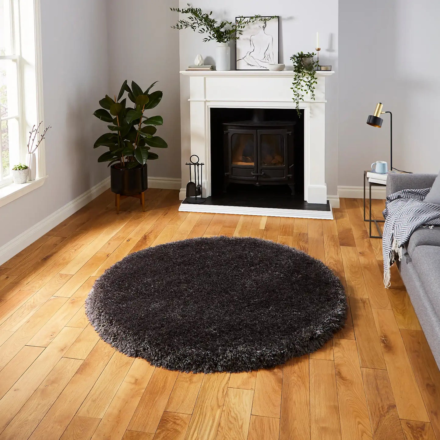 Montana Dark Grey Rug RS