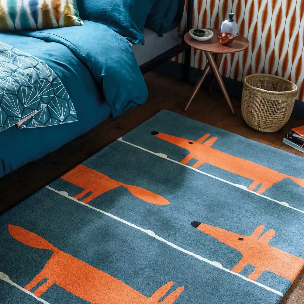 Scion Hand Tufted Mr Fox Denim 25318 Rug – The Rug Seller