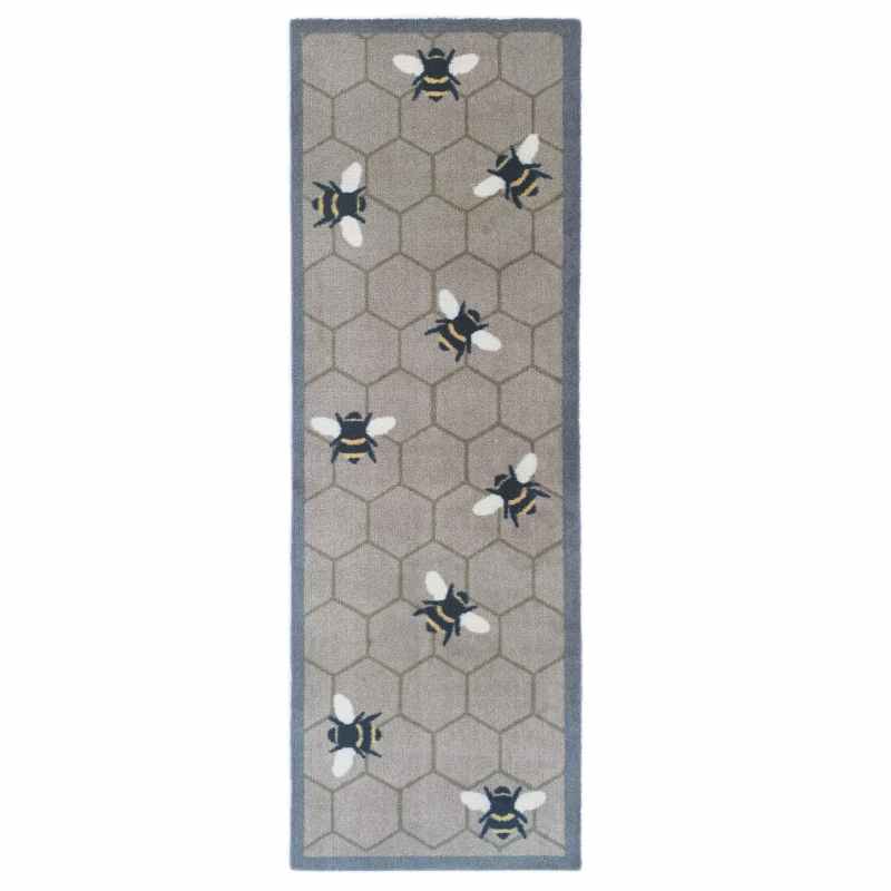 My Bee Washable Anti Slip Doormat in Grey Beige