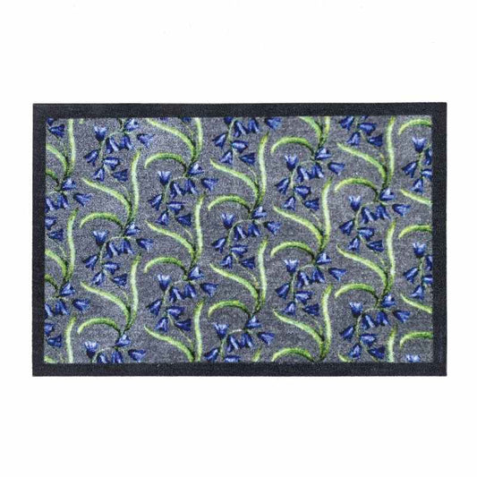 My Bluebells Washable Anti Slip Doormat in Blue
