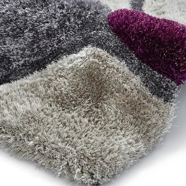 Noble House Pebbles 5858 Grey Purple Rug RS