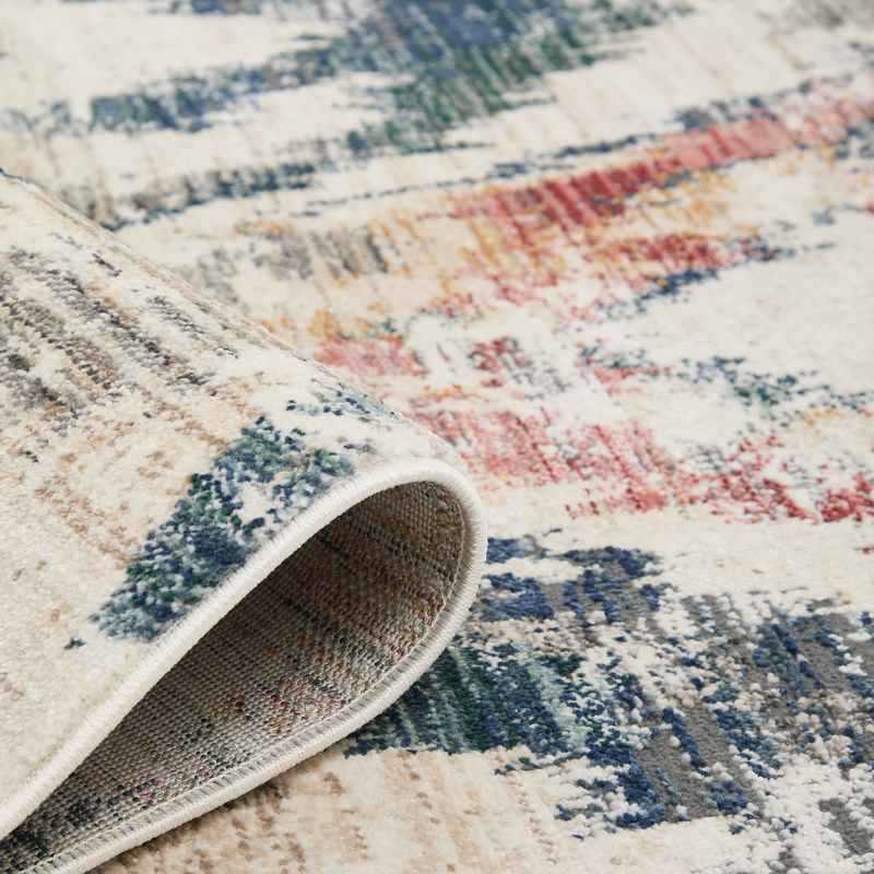 Nova Khat Distressed Abstract Rugs in Multi