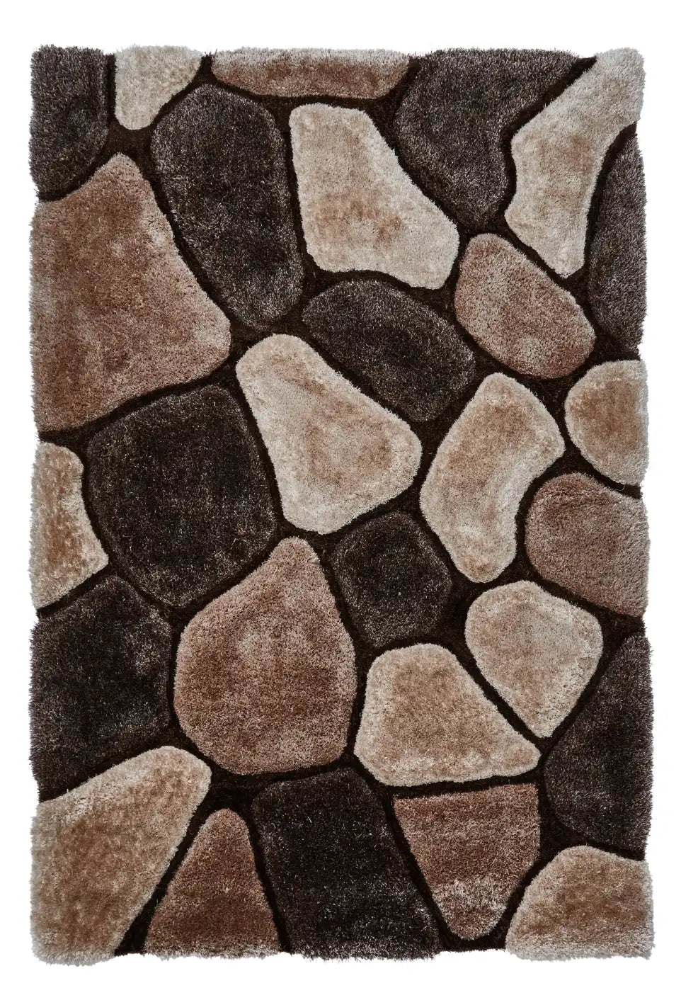 Noble House Pebbles 5858 Beige Brown Rug RS