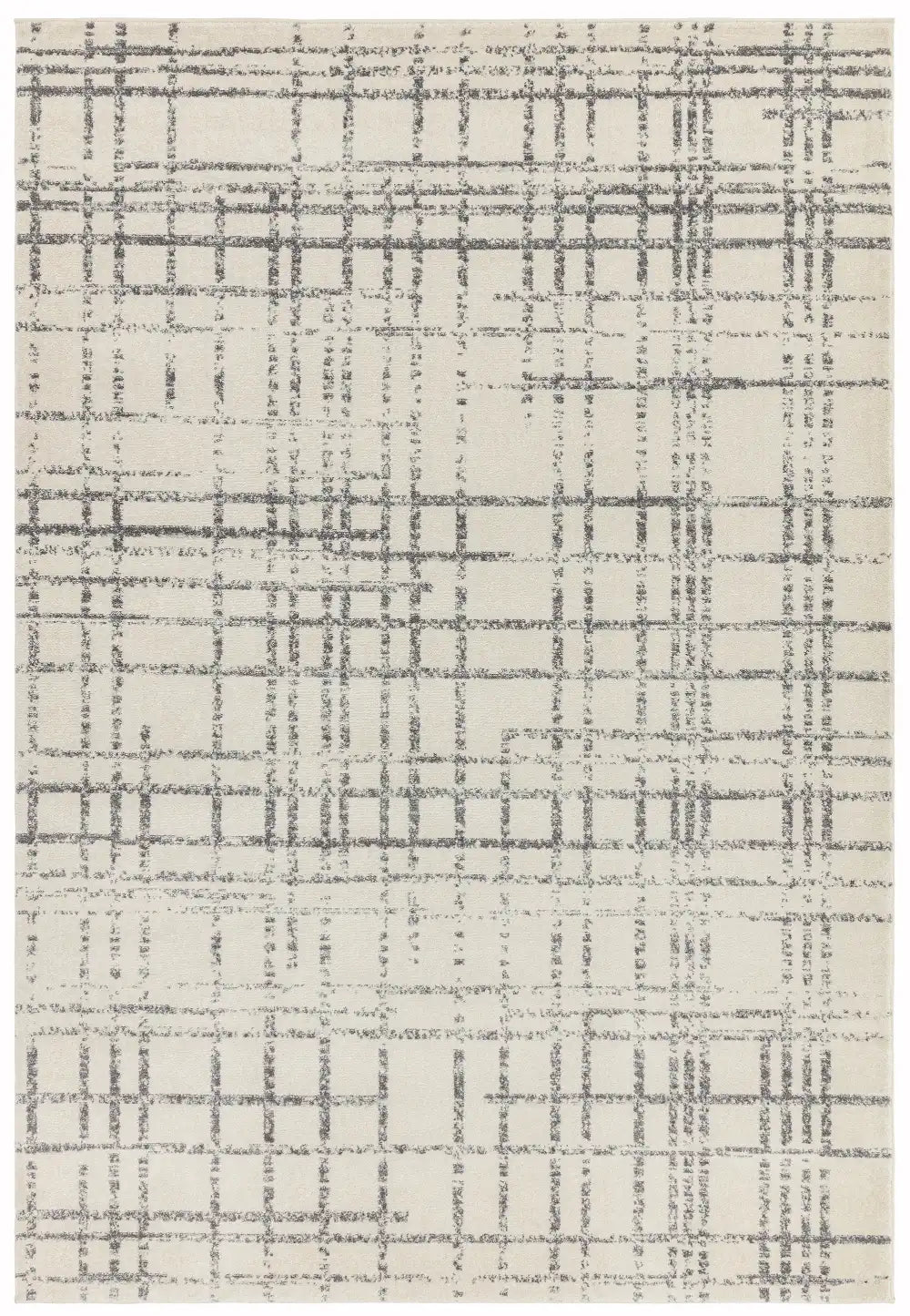 Asiatic nova nv31 grid grey Grey Living Room  Rug.