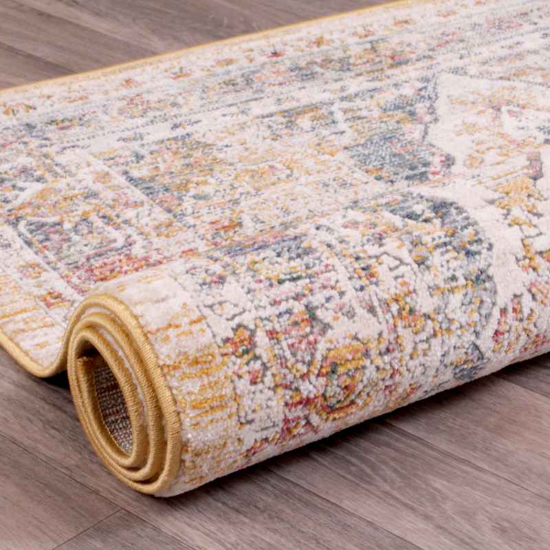 Nova 9048 Traditional Rugs in Cream White