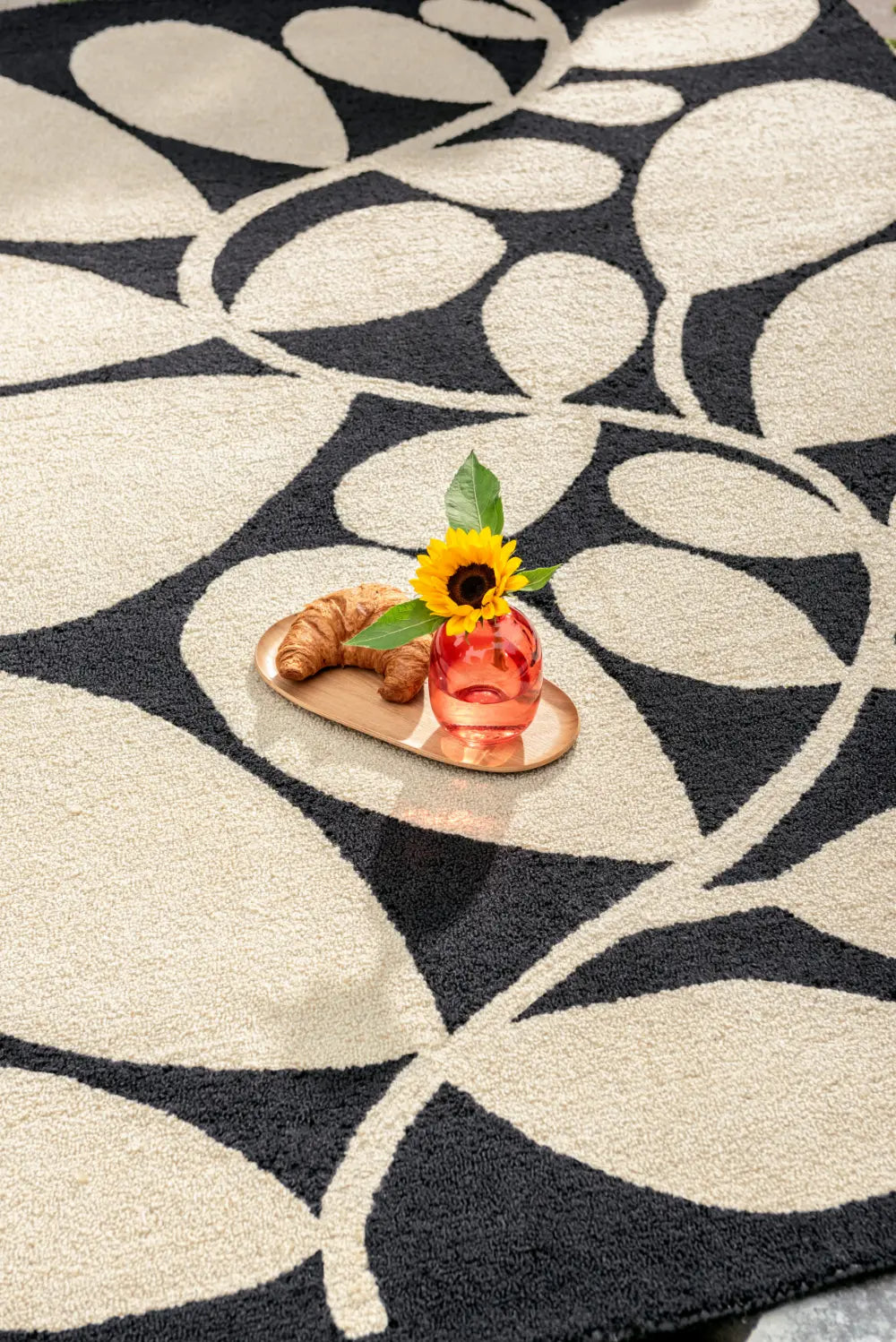 In-Outdoor Orla Kiely Sycamore Black outdoor 464205 Rug