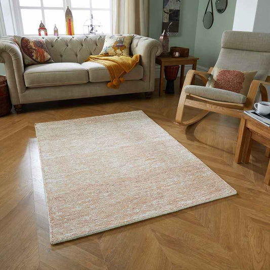 Milano Rugs in Terracotta