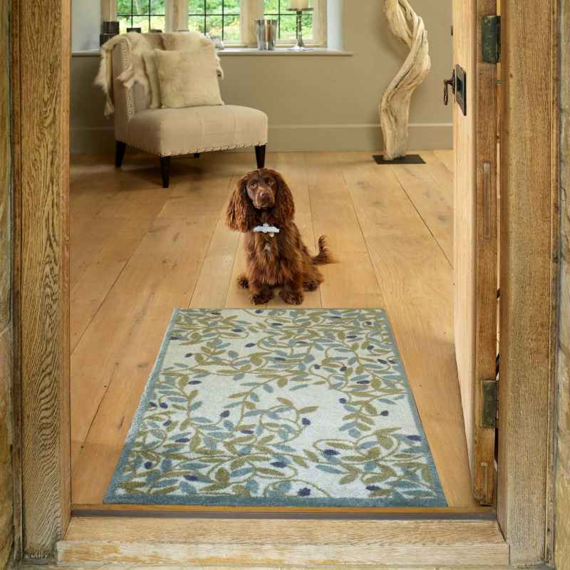 Dee Hardwicke Olive Doormats in Green by Turtlemat