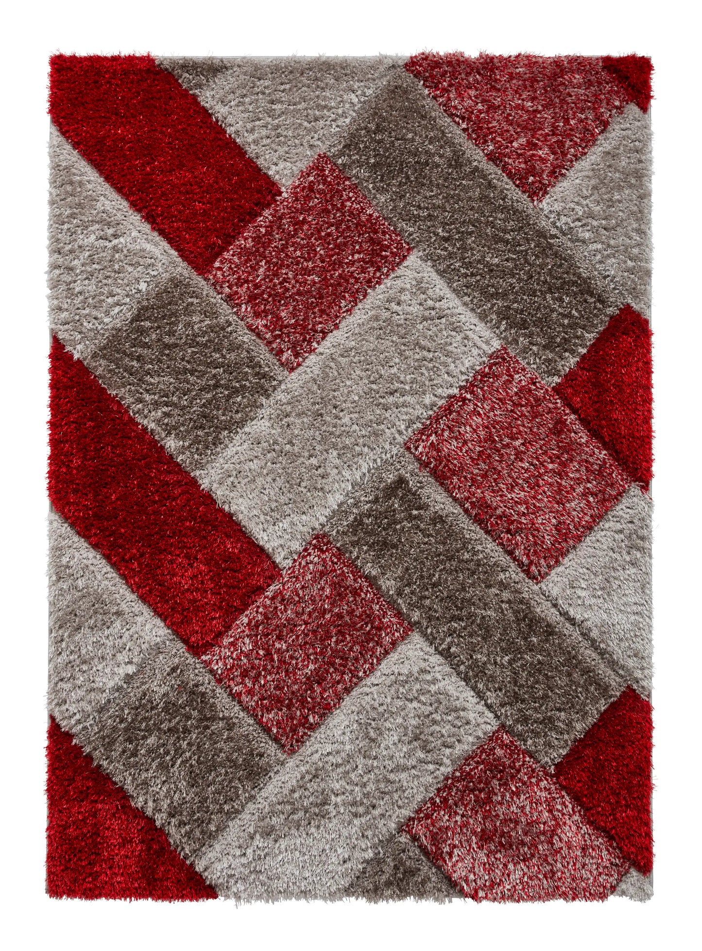 Olympia 2239 Grey Red Rug RS