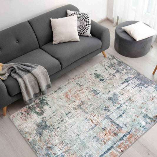 Opal Vintage Traditional Rug in Multi