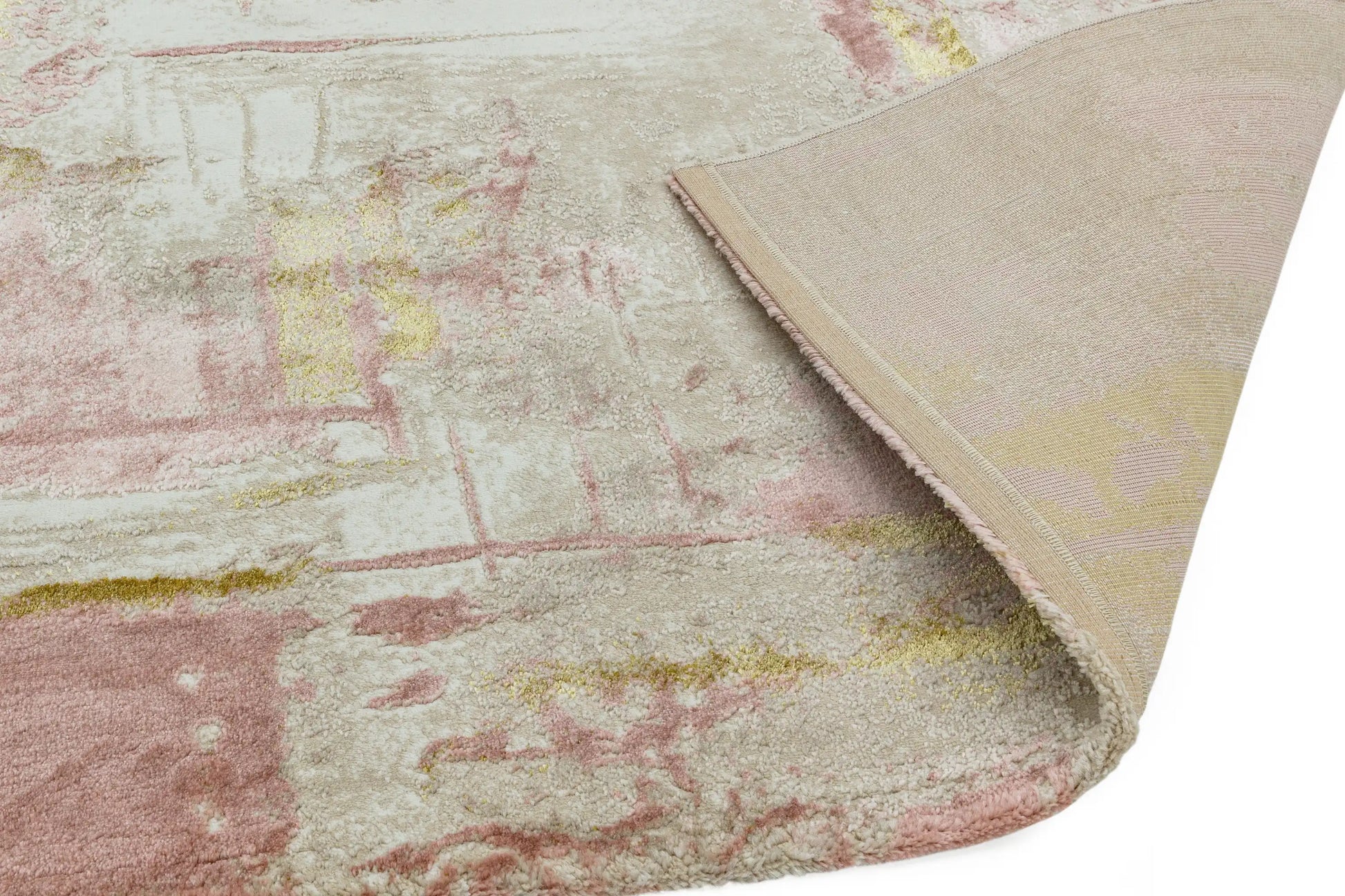 Asiatic orion or01 decor pink Ivory, Multicoloured, Pink Living Room  Rug.