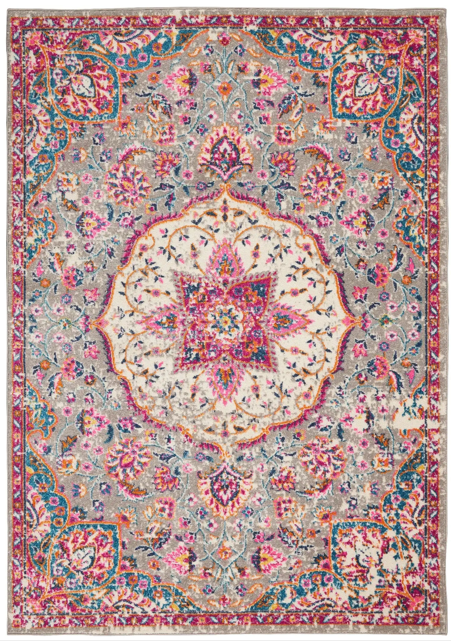 Passion Nourison PSN22 Grey Multi Rug RS
