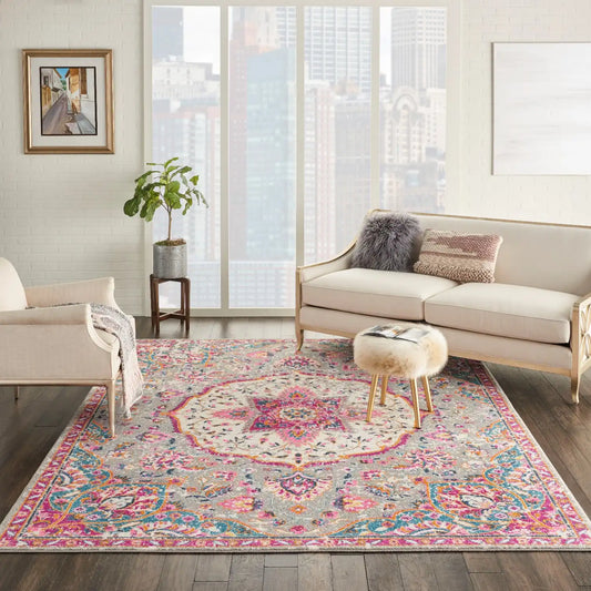 Passion Nourison PSN22 Grey Multi Rug RS