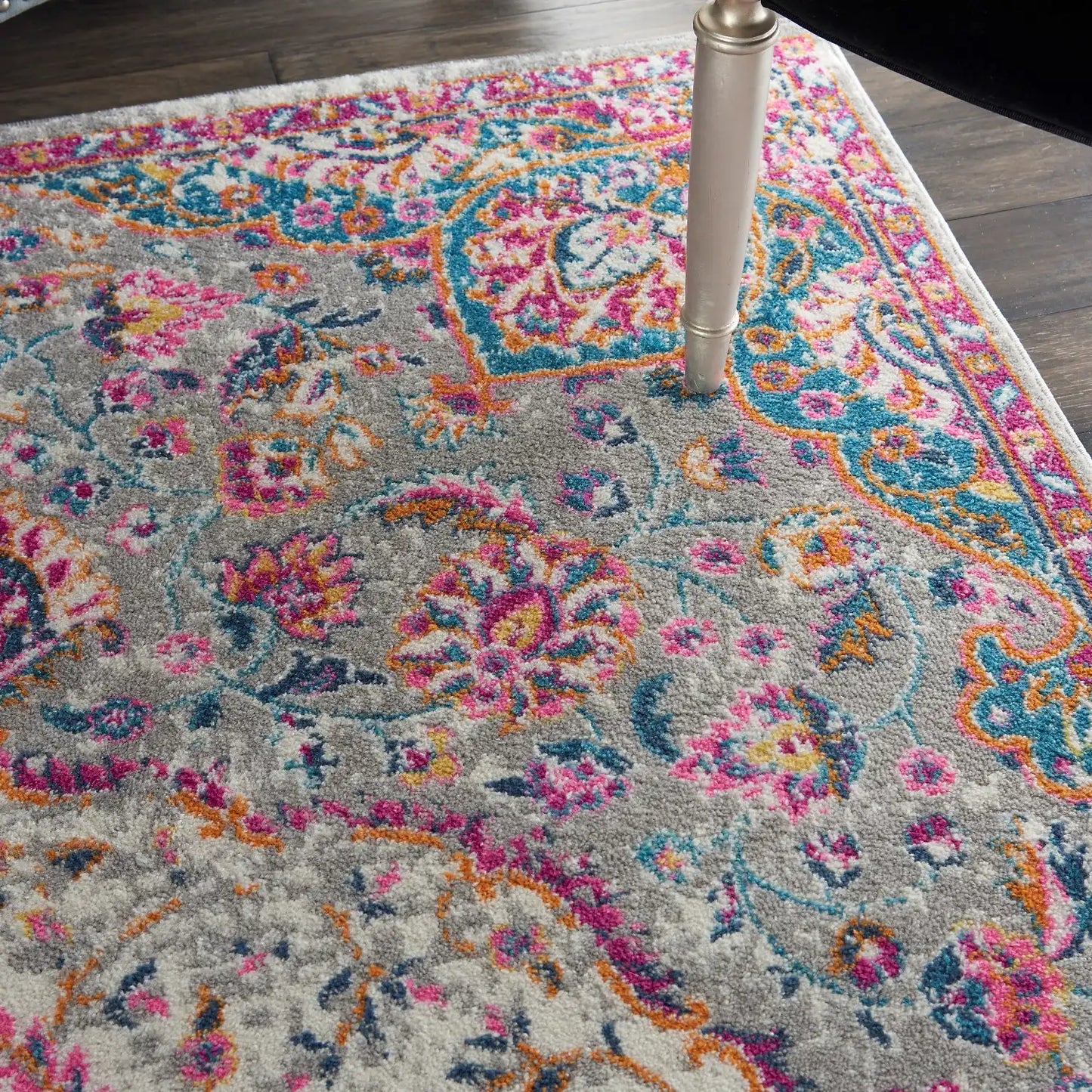 Passion Nourison PSN22 Grey Multi Rug RS