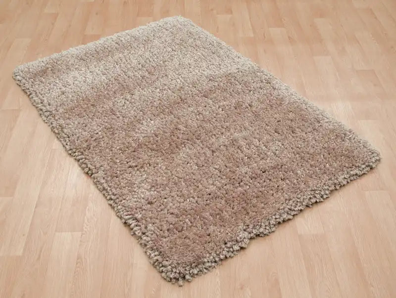 Asiatic asiatic spiral sand Brown, Beige Living Room Shaggy Rug.