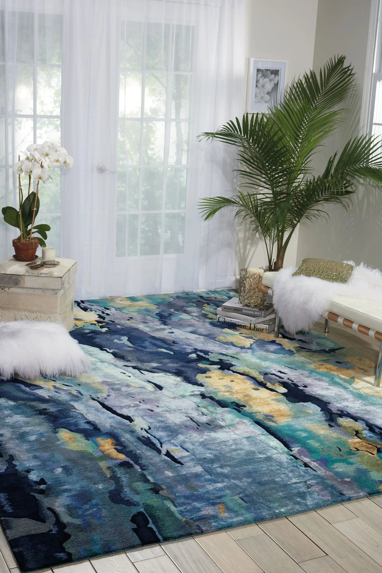 Prismatic PRS09 Silver Blue Rug RS