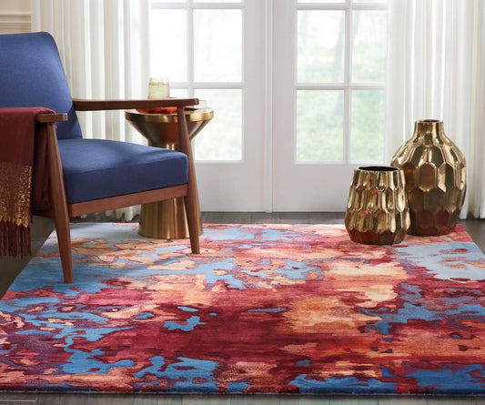 Prismatic PRS13 Blue Flame Rug RS