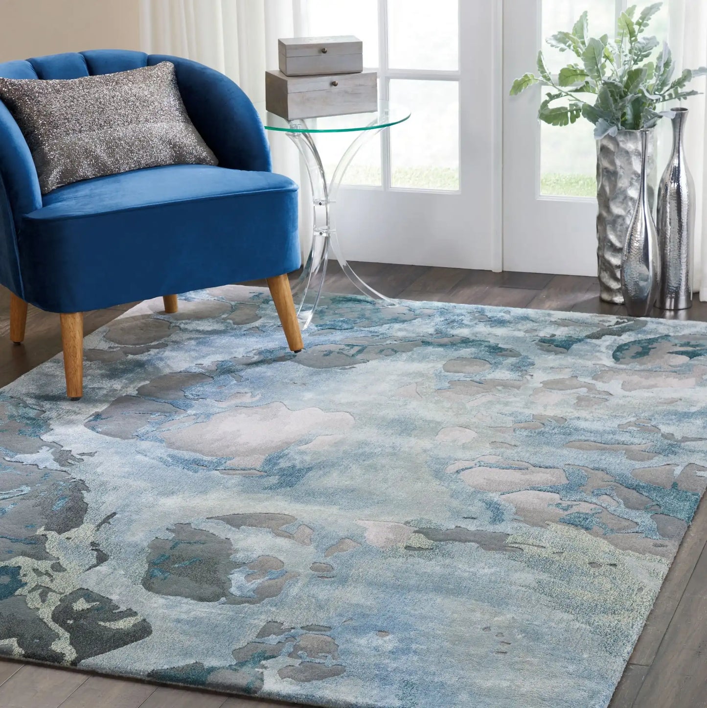 Prismatic PRS14 Grey Slate Rug RS