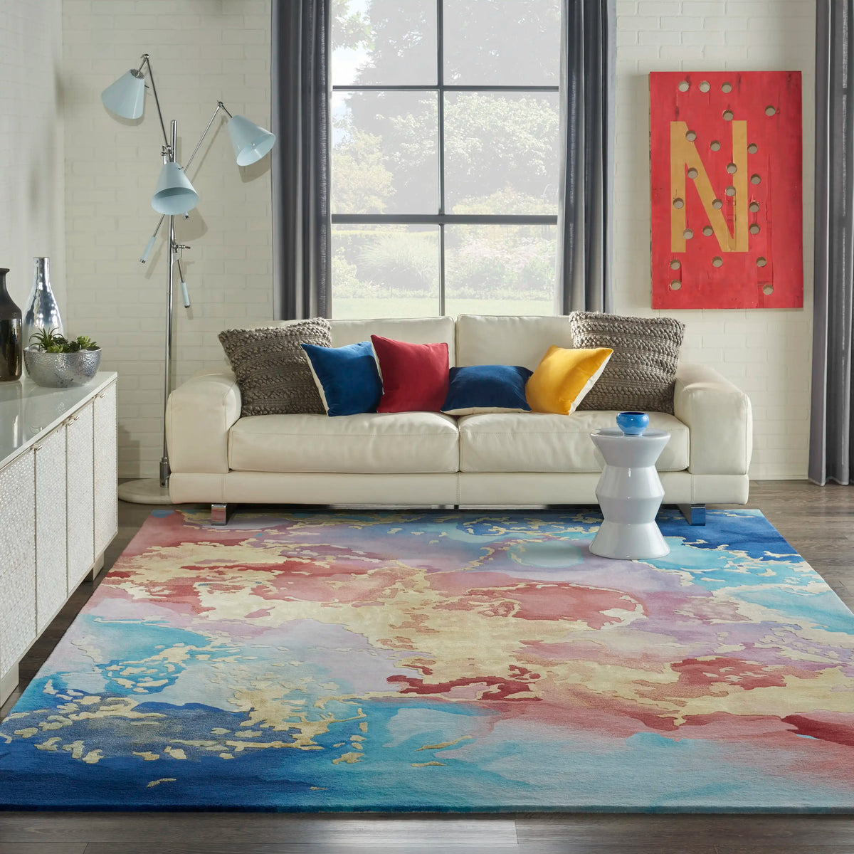 Rectangular Prism Rug Prismatic PRS18 Multi Rugs - Buy PRS18 Multi Rugs Buy from The Rug ...